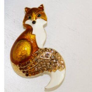 New Fox Brooch